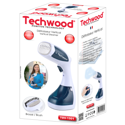DÉFROISSEUR VERTICAL TECHWOOD - Lofficielshop : Vente en ligne Pc p...