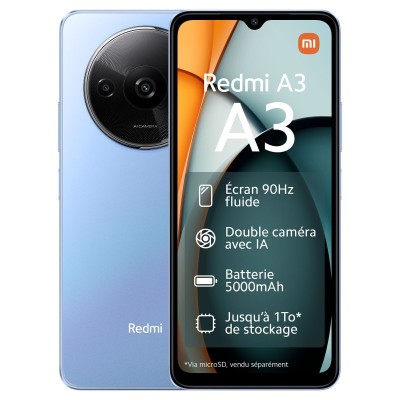 SMARTPHONE XIAOMI REDMI A3 4 GO / 128 GO - Lofficielshop : Vente en...