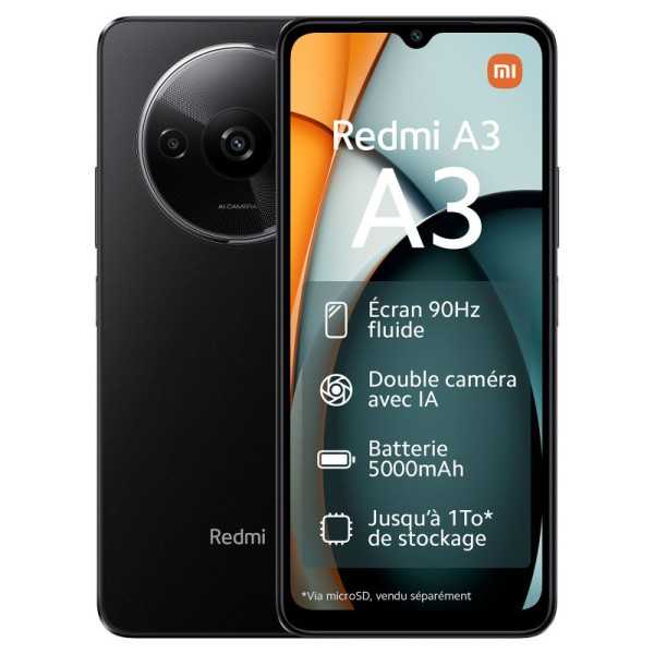 SMARTPHONE XIAOMI REDMI A3 4 GO / 128 GO