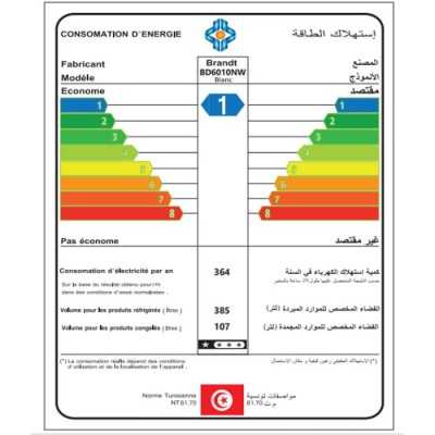 RÉFRIGÉRATEUR BRANDT BDE6210BS 600 L STATIQUE VENTILÉ - Lofficielsh...