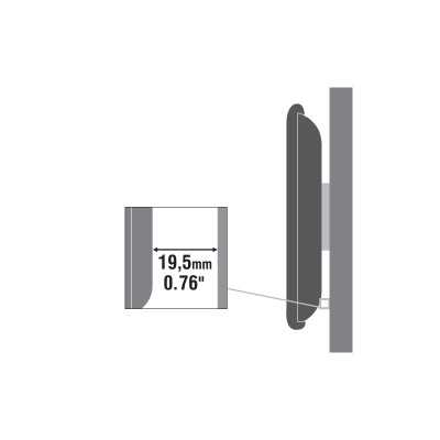 SUPPORT MURAL POUR TÉLÉVISEUR SBOX PLB-2222F / 23"-42" - Lofficie...