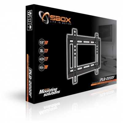 SUPPORT MURAL POUR TÉLÉVISEUR SBOX PLB-2222F / 23"-42" - Lofficie...