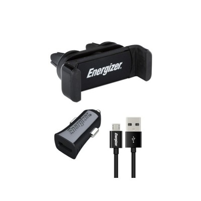 KIT CHARGEUR VOITURE ENERGIZER MICRO USB 5 W - Lofficielshop : Vent...