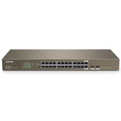 SWITCH DE BUREAU TENDA TEG1024F À 24 PORTS AVEC 2 EMPLACEMENTS SFP ...