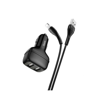 CHARGEUR VOITURE HOCO Z36 DOUBLE USB 2.4A POUR IPHONE - Lofficielsh...