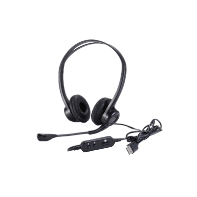 MICRO CASQUE USB UPTEC AVEC SUPPRESSION BRUIT AMBIANT - CHEZ L'OFFICIEL SHOP