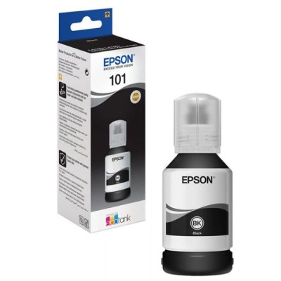 BOUTEILLE D'ENCRE ORIGINAL EPSON 101 - NOIR (C13T03V14A) - CHEZ L'OFFICIEL SHOP