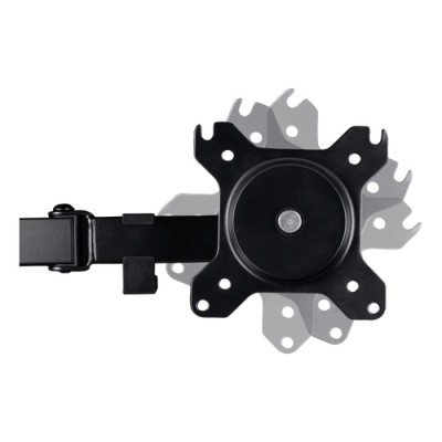 Support de Bureau TRUST GXT 1120 Pour 2 Moniteurs - Noir -CHEZ L'OFFICIEL SHOP