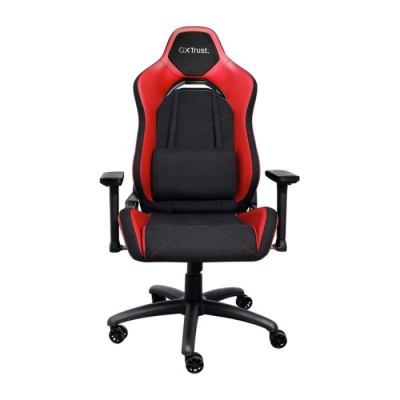 Chaise Gaming TRUST GXT714BR RUYA Avec Accoudoirs - Noir&Rouge - CHEZ L'OFFICIEL SHOP