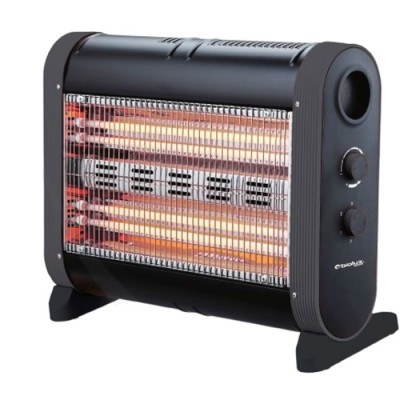 Chauffage Électrique BIOLUX RQ-1600 1600W - Noir -CHEZ L'OFFICIEL SHOP