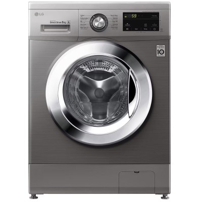 Lave linge Frontale LG FH2J3TNG5P 8Kg / DIRECT DRIVE / SILVER - CHEZ L'OFFICIEL SHOP