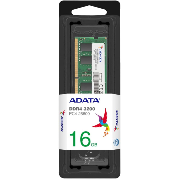 BARRETTE MÉMOIRE ADATA 16GO DDR4 3200 MHZ SO-DIMM