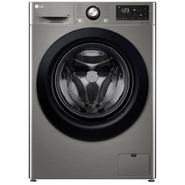 Lave linge Frontale LG F4R3TYG6P 8Kg / Direct Drive / Smart AI DD VIVACE V200 / Silver