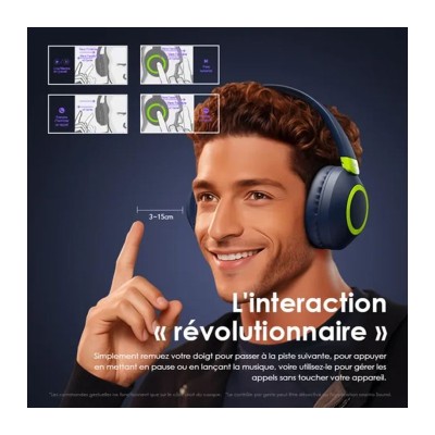 Casque Sans Fil ORAIMO OHP-610S - Noir - CHEZ L'OFFICIEL SHOP