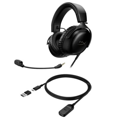 Micro Casque Filaire Gamer HyperX CLOUD III - Noir -CHEZ L'OFFICIEL SHOP