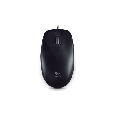 Souris Optique Logitech USB B100 / Noir - CHEZ L'OFFICIEL SHOP