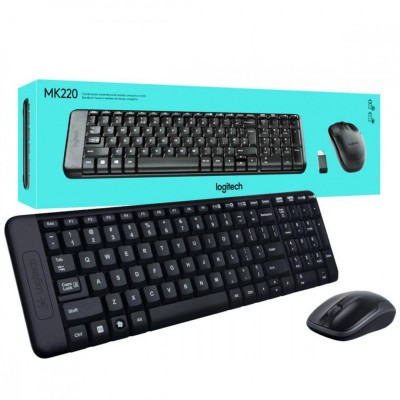 Ensemble Clavier Souris Sans Fil Logitech MK220 - CHEZ L'OFFICIEL SHOP