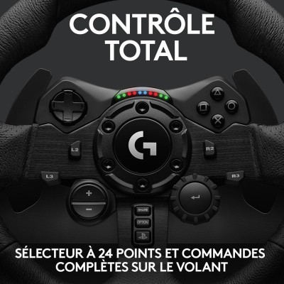 Volant de course avec pédales Logitech G G923 pour PC / PlayStation 4 et 5 -CHEZ L'OFFICIEL SHOP