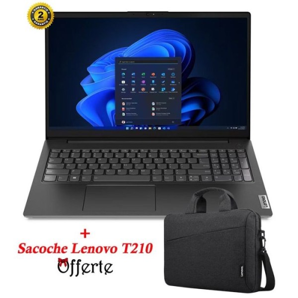 PC Portable LENOVO V15 G4 IRU i3 13è Gén 12Go 512Go SSD - Noir