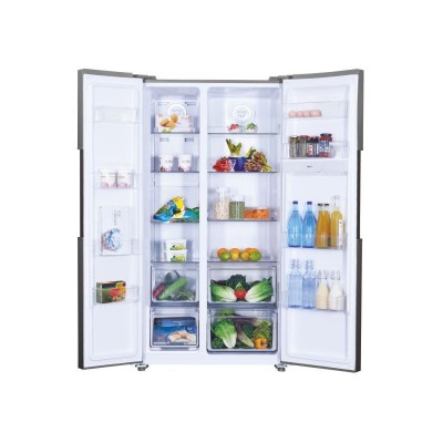 Réfrigérateur Candy Side by Side CHSBSO6174X  529L  Inox   - CHEZ L'OFFICIEL SHOP