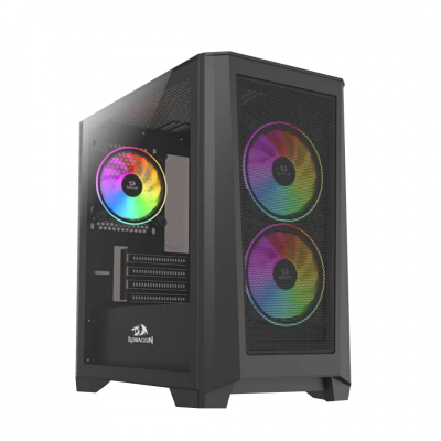 Boîtier Gamer REDRAGON PAKTIS 2B GC-560 M-ATX / 3 FAN ARGB / Noir