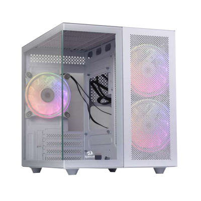 Boîtier Gamer REDRAGON PAGOS 2 GC-580 M-ATX / 3 FAN ARGB / Blanc