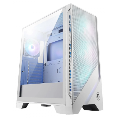 Boîtier Gamer Moyen Tour MSI MAG FORGE 320R AIRFLOW ATX / Blanc