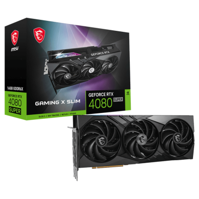 Carte graphique MSI GeForce RTX 4080 SUPER GAMING X SLIM / 16G GDDR6X