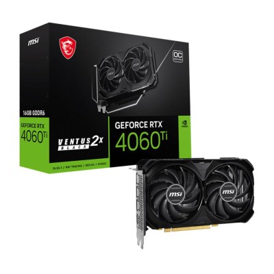 Carte Graphique MSI GeForce RTX 4060 Ti VENTUS 2X OC / 16G GDDR6