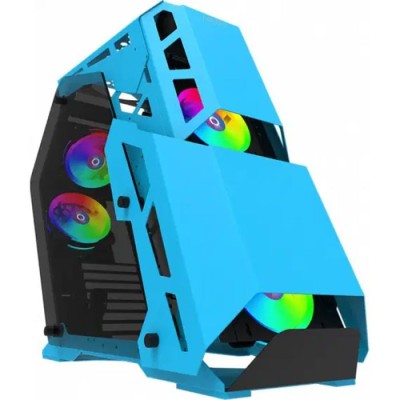 Boitier Gamer AQIRYS PROCYON Moyen Tour 5 Fans - Bleu