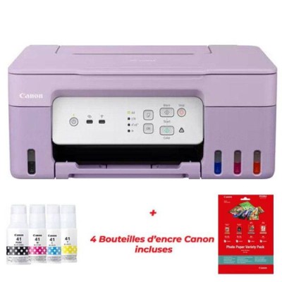 Imprimante À Réservoir Intégré Multifonction Canon PIXMA G3430 A4 / Couleur / WiFi / Purpule - CHEZ L'OFFICIEL SHOP