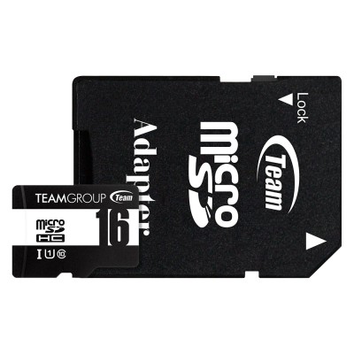 Carte mémoire TeamGroup Micro SDHC UHS-I U1 C10 / 16 Go - CHEZ L'OFFICIEL SHOP