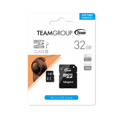 Carte mémoire TeamGroup Micro SDHC 32 Go Class10 - CHEZ L'OFFICIEL SHOP