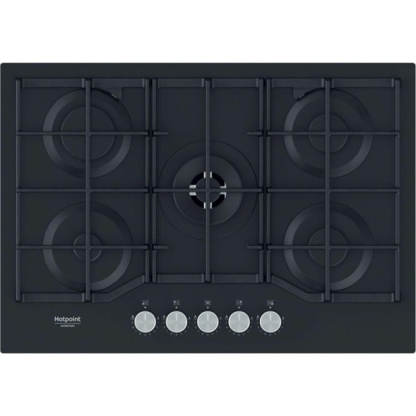 PLAQUE DE CUISSON ARISTON -75CM-5 FEUX -NOIR