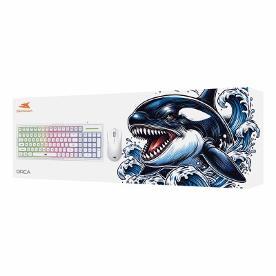 Ensemble Clavier et Souris USB Gamer Baracuda Orca BGC-011 - Noir - CHEZ L'OFFICIEL SHOP