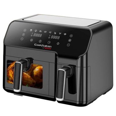 Friteuse sans Huile Duo – 5.5L+3.3L – CS-927-CHEZ L OFFICIEL SHOP