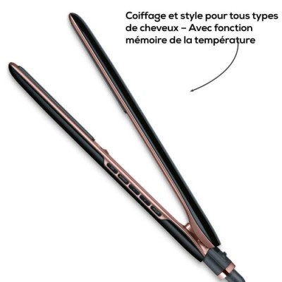 Lisseur Cheveux BEURER HS80 45W - Noir&Rose Gold - CHEZ L'OFFICIEL SHOP