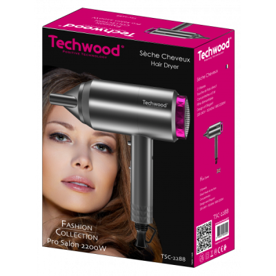SÉCHE CHEVEUX TECHWOOD TSC-2288 - CHEZ L'OFFICIEL SHOP