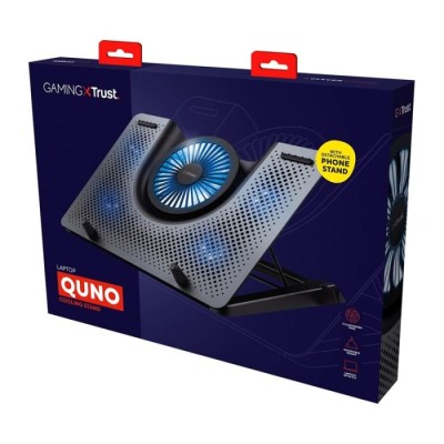 SUPPORT DE REFROIDISSEMENT TRUST GXT 1125 POUR PC PORTABLE 17" - NOIR -CHEZ L'OFFICIEL SHOP