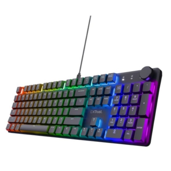 CLAVIER GAMER FILAIRE MÉCANIQUE TRUST TORIX GXT866 - NOIR