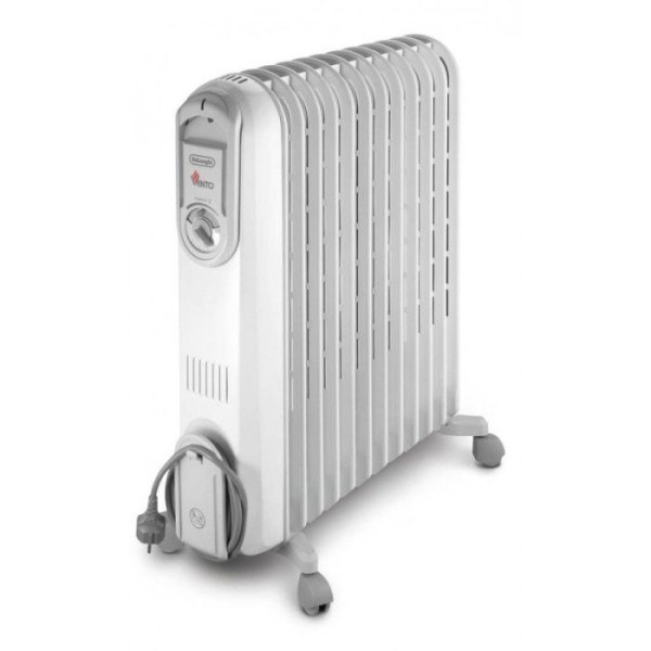 RADIATEUR BAIN D'HUILE DELONGHI V551225 12 ÉLÉMENTS 2500W