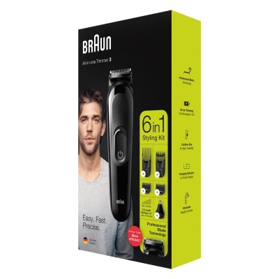 TONDEUSE A BARBE BRAUN MULTIFONCTIONS 6EN1 - Lofficielshop : Vente ...