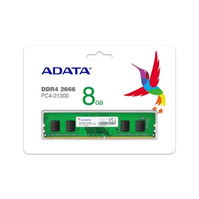 BARRETTE MEMOIRE ADATA U-DIMM 8 GO DDR4 2666 MHZ - Lofficielshop : ...
