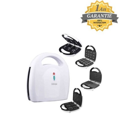 APPAREIL 4EN1 ZOUZA GAUFRE MAAMOUL DONUT 750W BLANC DSP - Lofficiel...