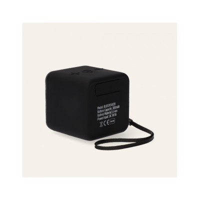 SPEAKER KUBIC BOX IPX5 KSIX WITH MICROPHONE BLACK - Lofficielshop :...