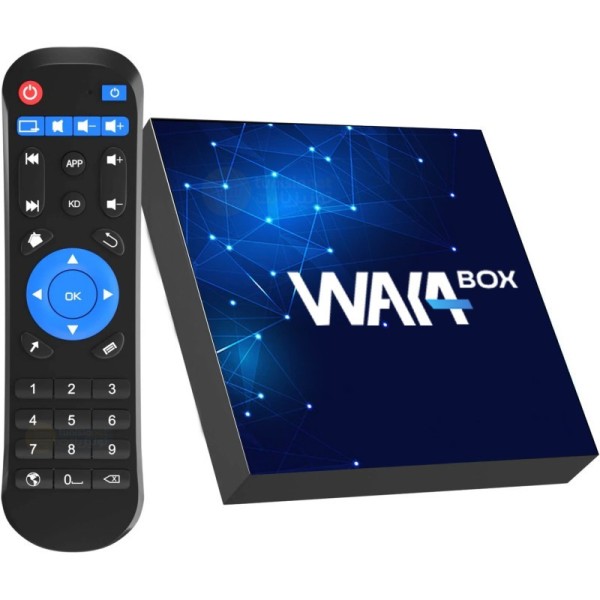 BOX ANDROID WAKA BOX WB700 UHD 4K + 24 MOIS WAKA IPTV