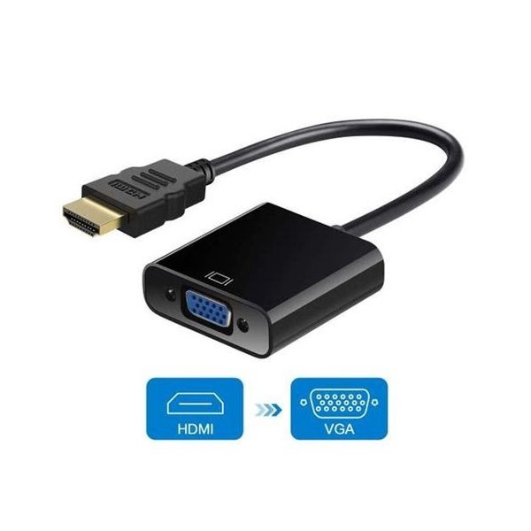 POLAR ADAPTATEUR - HDMI TO VGA - AVEC AUDIO