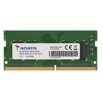 BARRETTE MÉMOIRE ADATA 16GO DDR4 3200 MHZ SO-DIMM - Lofficielshop :...