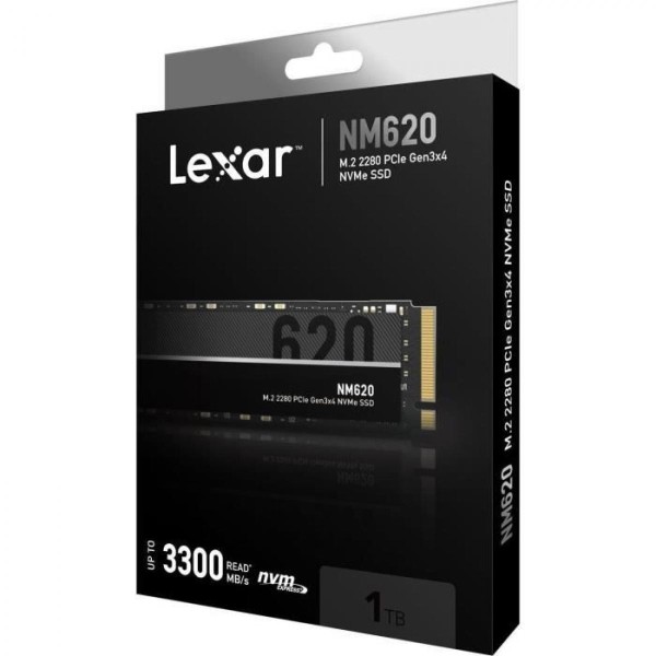 DISQUE DUR INTERNE LEXAR LNM620 256GO SSD NVME M.2