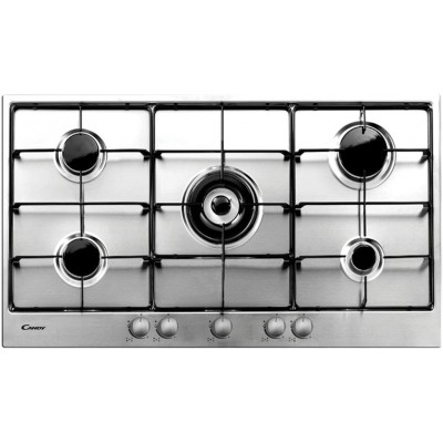 PLAQUE DE CUISSON ENCASTRABLE CANDY 5 FEUX / INOX - Lofficielshop :...